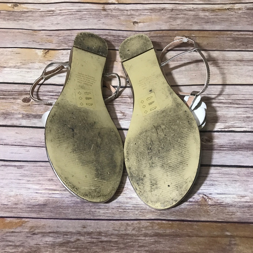 Pewter Strappy Sandals - Picture 6 of 7